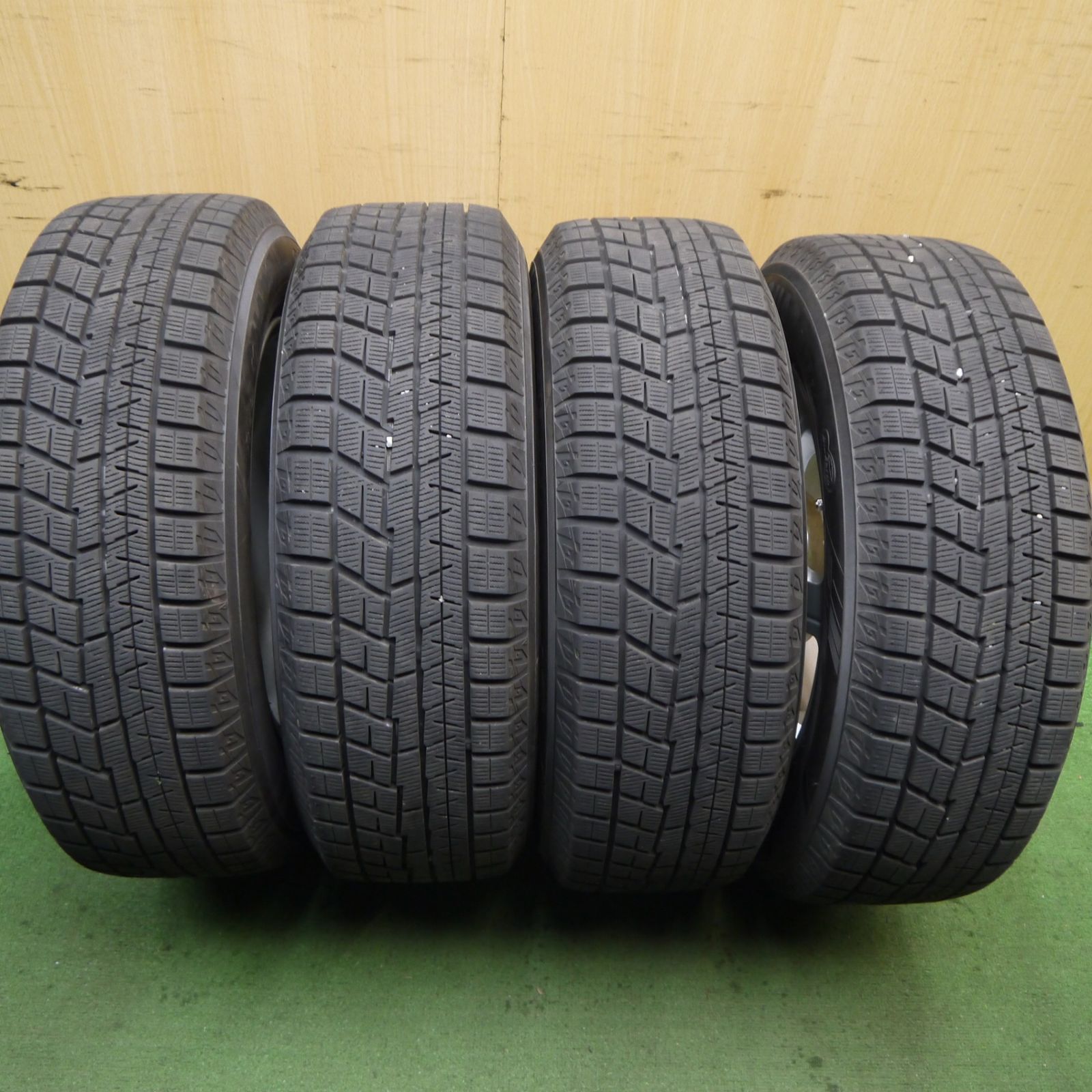 バリ溝 23年 9.5分 プリウス 等 195 65R15 スタッドレス ヨコハマ アイスガード iG60 FEID G6 フェイド 15インチ PCD100 5H 5091601Hス FFCRYSTALESIA_COM