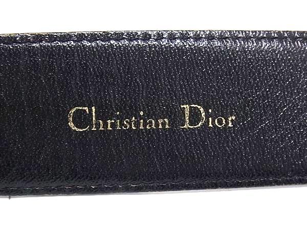 ChristianDior クリスチャンディオール レザー シルバー金具