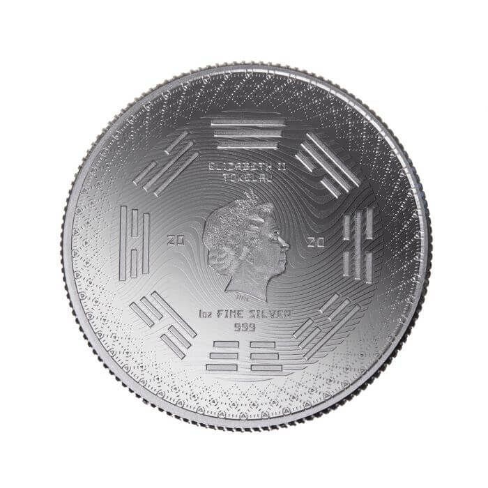 2020年 (新品) トケラウ「均衡・イクイリブリアム」純銀 1オンス 銀貨 2020年 (新品) トケラウ「均衡・イクイリブリアム」純銀 1オンス