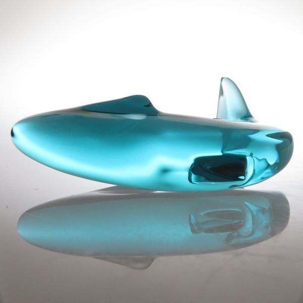 バカラ イルカ ○ フィギュリン 置物 ドルフィン クリスタル