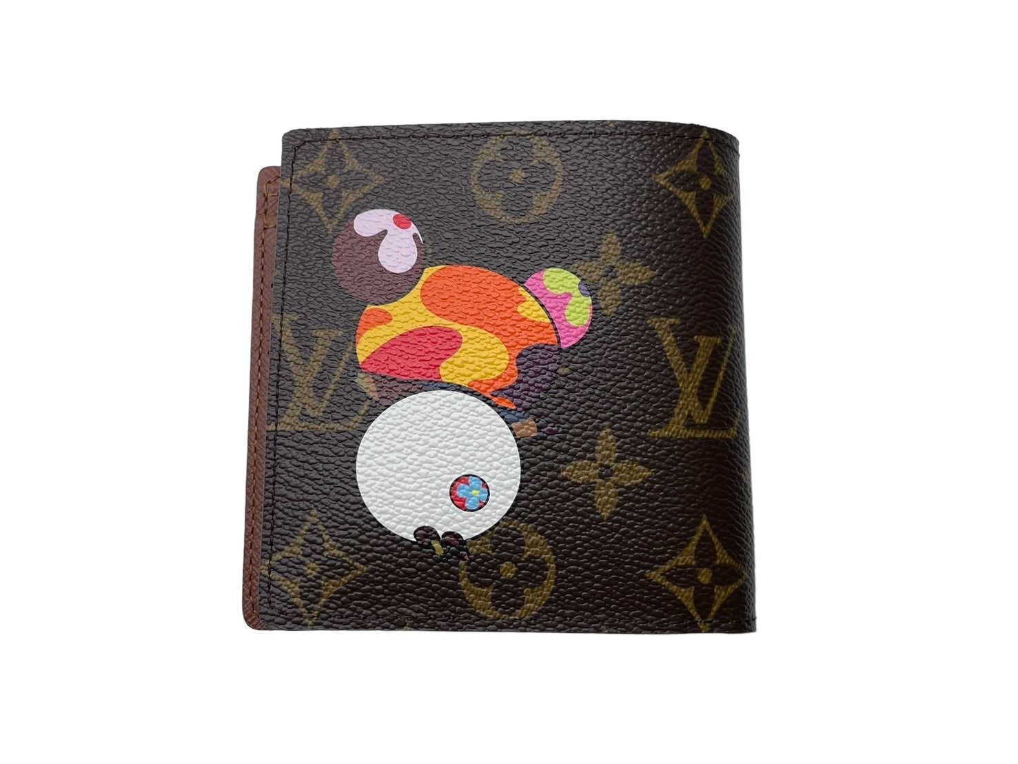 新品同様 LOUIS VUITTON ルイヴィトン 村上隆 コラボ 二つ折り