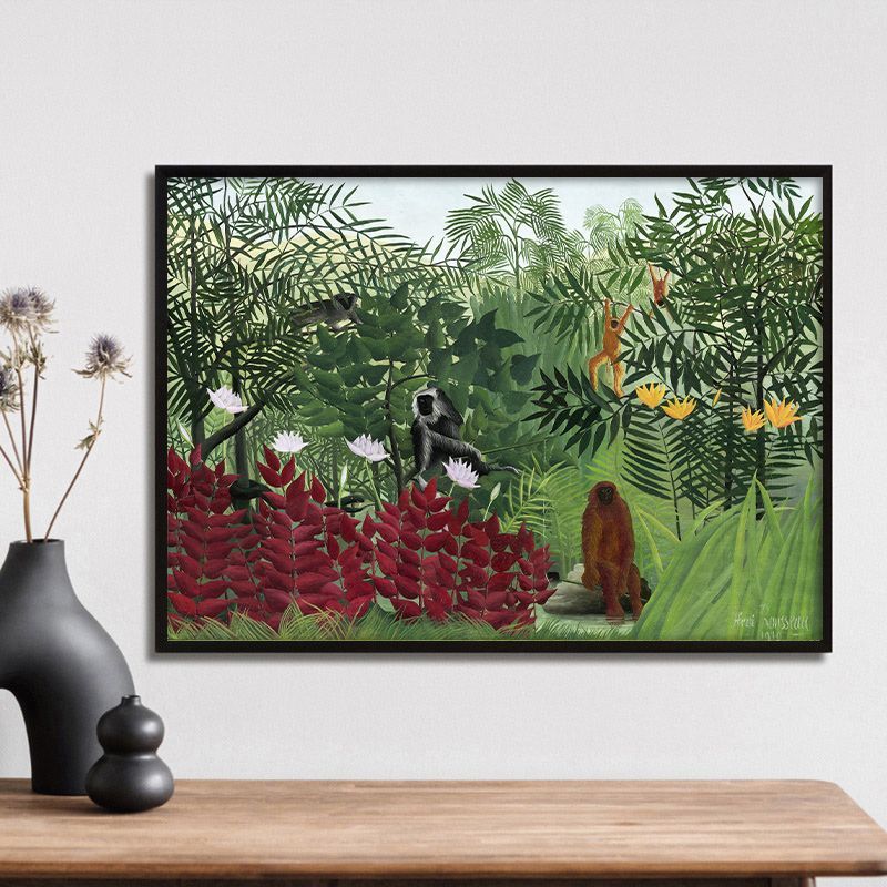 Primate Forest - 森アートポスター A1 Primate Forest - 森アート