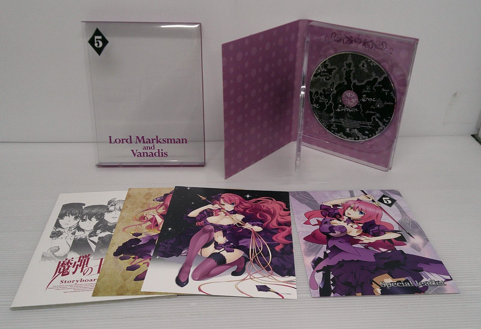 開封品】魔弾の王と戦姫 初回生産版 BOX*2付き全6巻セット Blu-ray