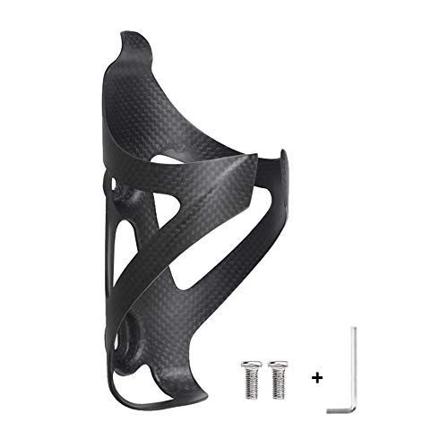 ブラック ROADNADO カーボン 自転車ボトルケージ 1個/2個、ボトルホルダー カーボン、カーボンファイバー 自転車ドリンクホルダー 25g炭素繊維 超軽量 伸縮性がよく ブラック