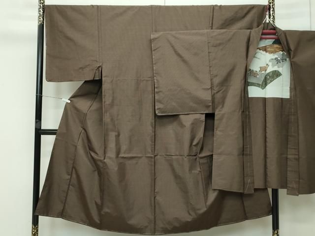 平和屋着物 上 男性 本場大島紬 アンサンブル 80亀甲 総詰め CZAA3787s5