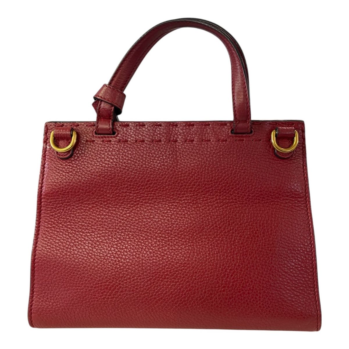 GUCCI グッチ GGマーモント 442622 ハンド バッグ レザー レッド
