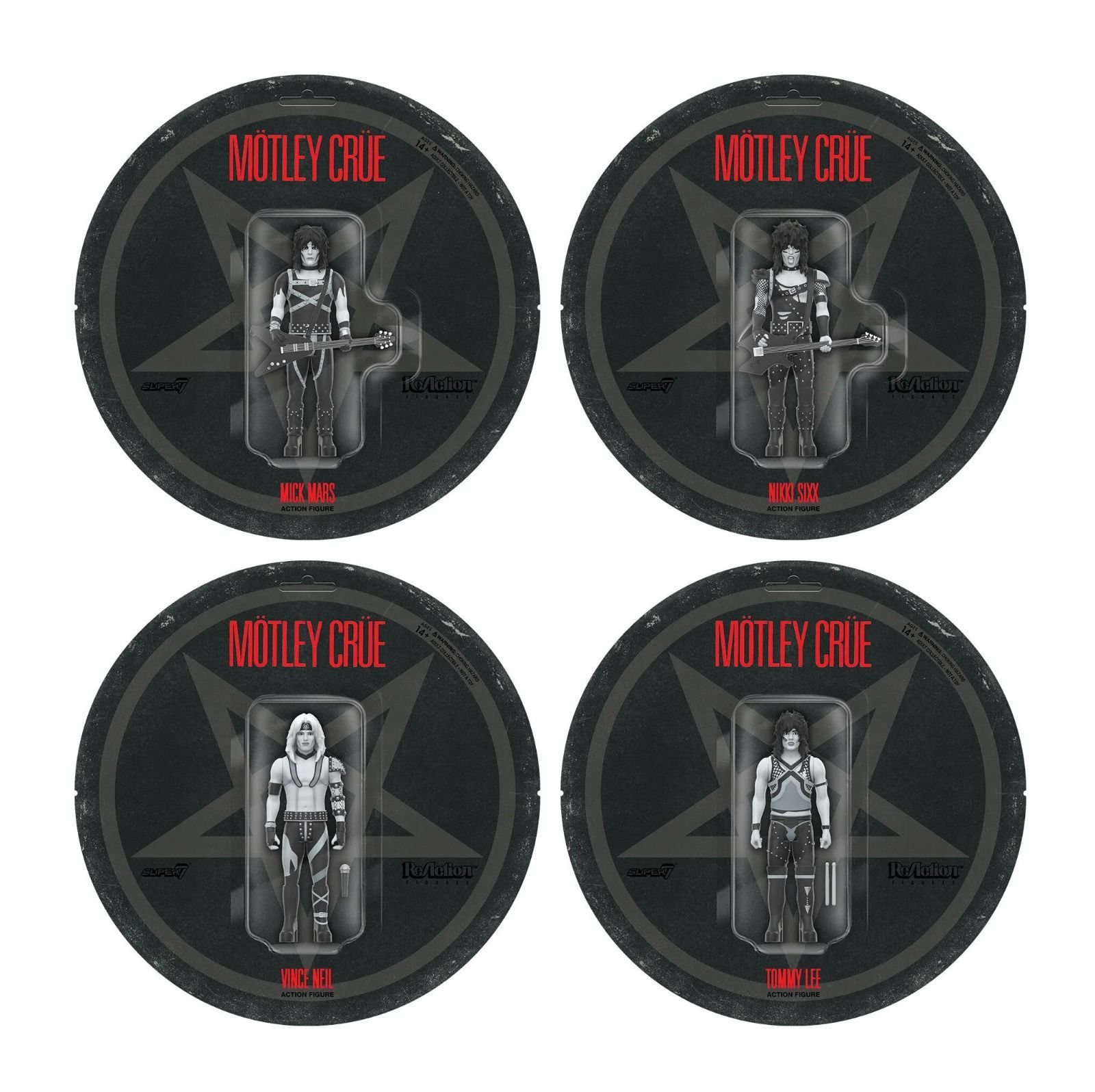 モトリー クルー Re Action フィギュア Motley Crue Wave 2 (Shout At モトリー クルー Re Action フィギュア Motley Crue Wave 2 (Shout At