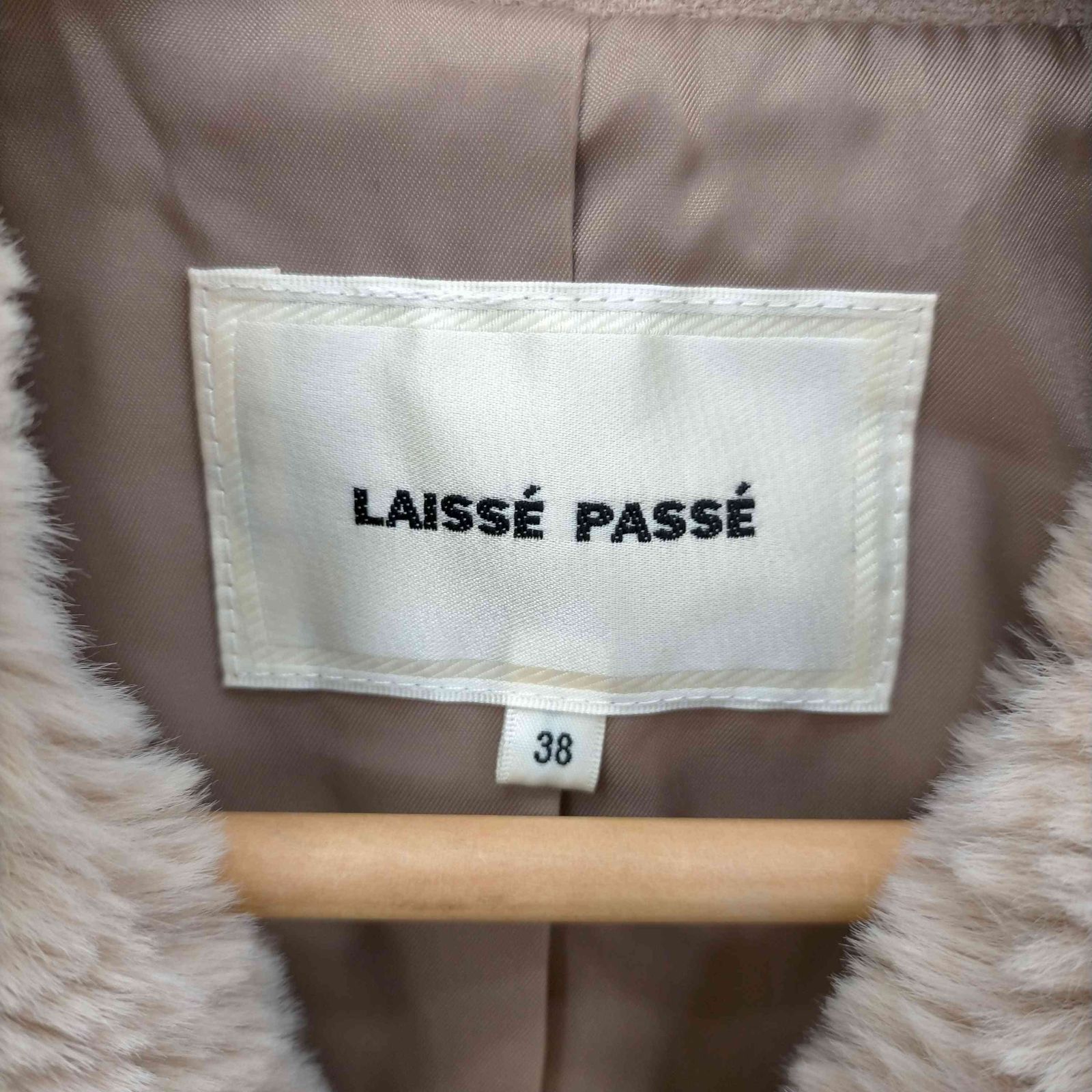 レッセパッセ LAISSE PASSE フェイクファームートンジャケット