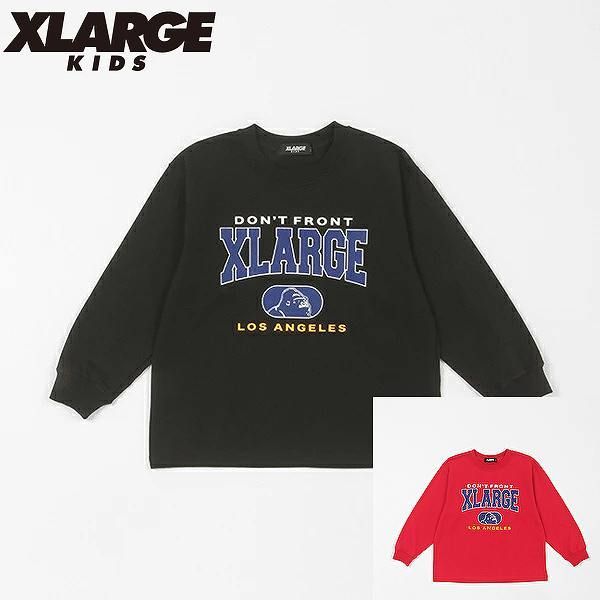 新品XLARGE KIDS(エクストララージキッズ) 2024年春夏 カレッジロゴ