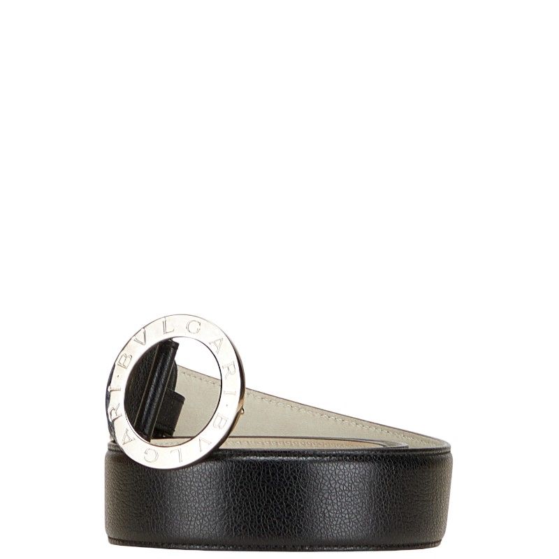 ブルガリ ブルガリブルガリ ベルト サイズ：105 42 ブラック レザー  