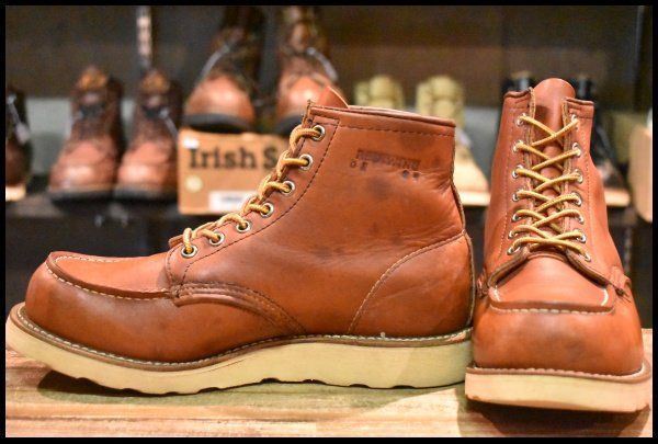 7.5E 良品 半円犬タグ 94年01月刻印】レッドウィング 875 アイリッシュ