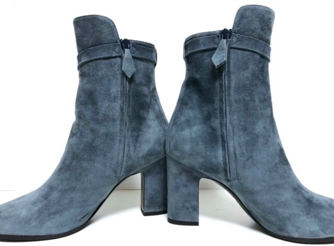 ひと目でHERMES【美品】エルメス 37 スエード サンジェルマン ケリー  