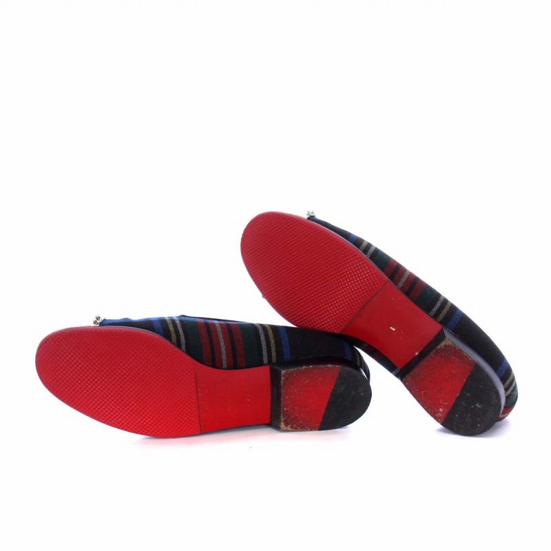 クリスチャンルブタン Christian louboutin ROLLERGIRL FLAT TARTAN