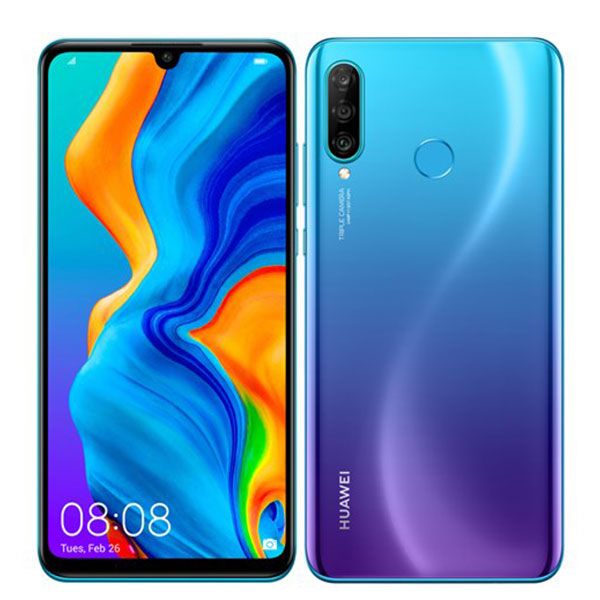 中古】 HUAWEI P30 lite ピーコックブルー SIMフリー 本体 ワイ ...