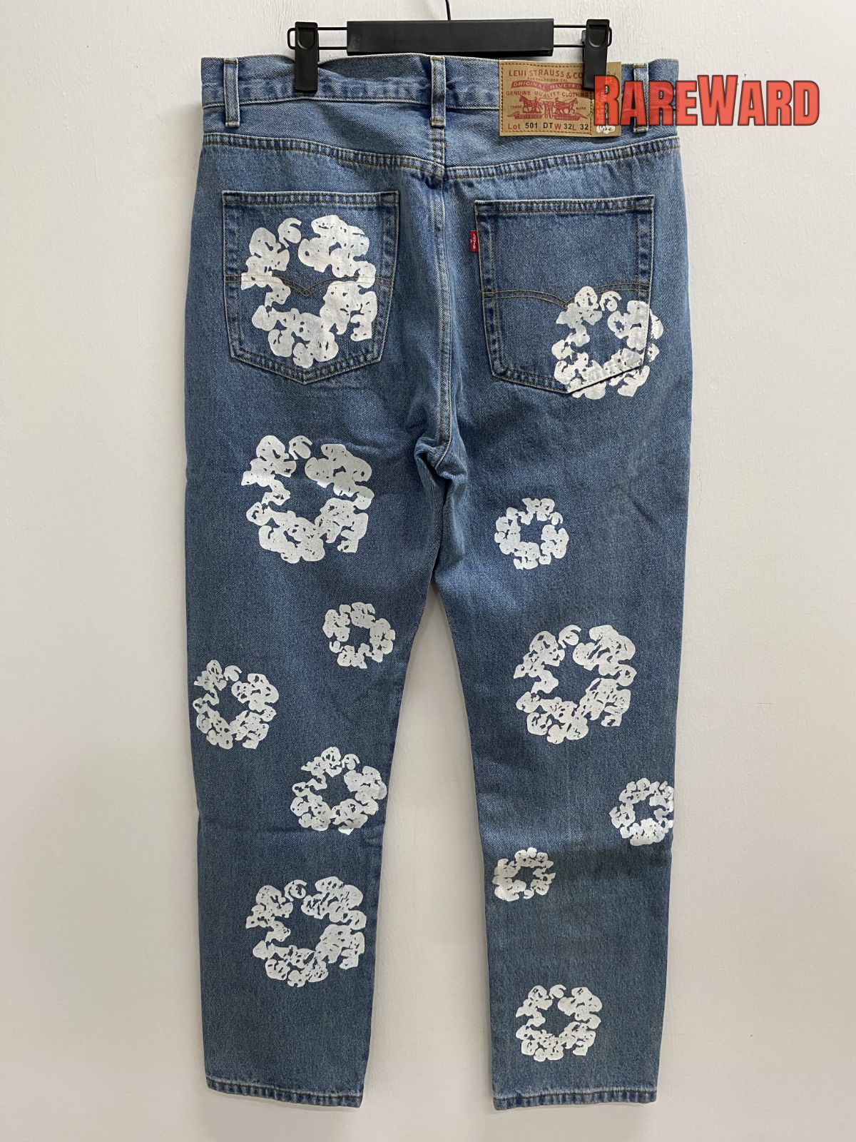 DENIMTEARS デニムパンツ ブラック 花柄プリント ストリートカジュアル DENIM TEARS(デニムティアーズ) | RINKAN ONLINE