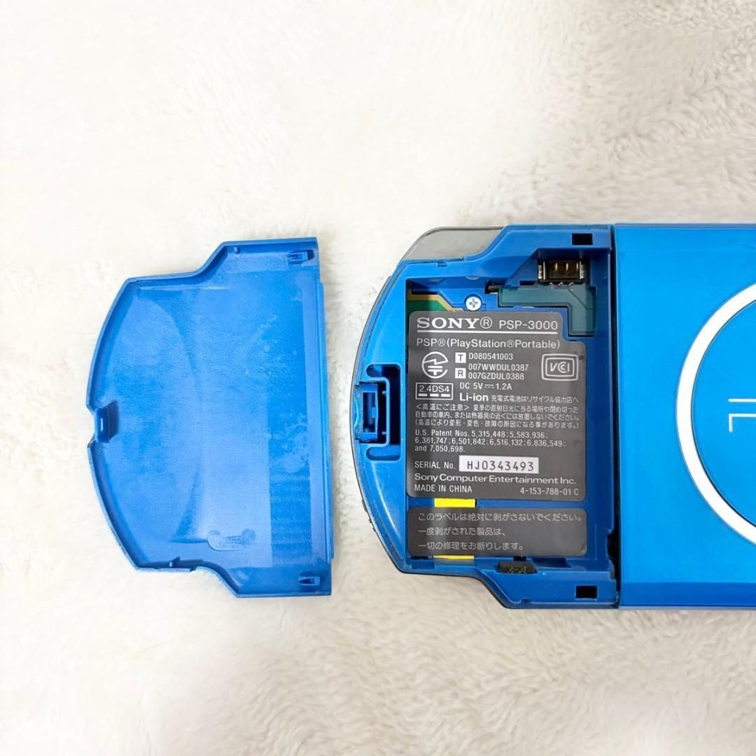 SONY PSP-3000 PSP ブルー 動作 済み ソニー PSP3000