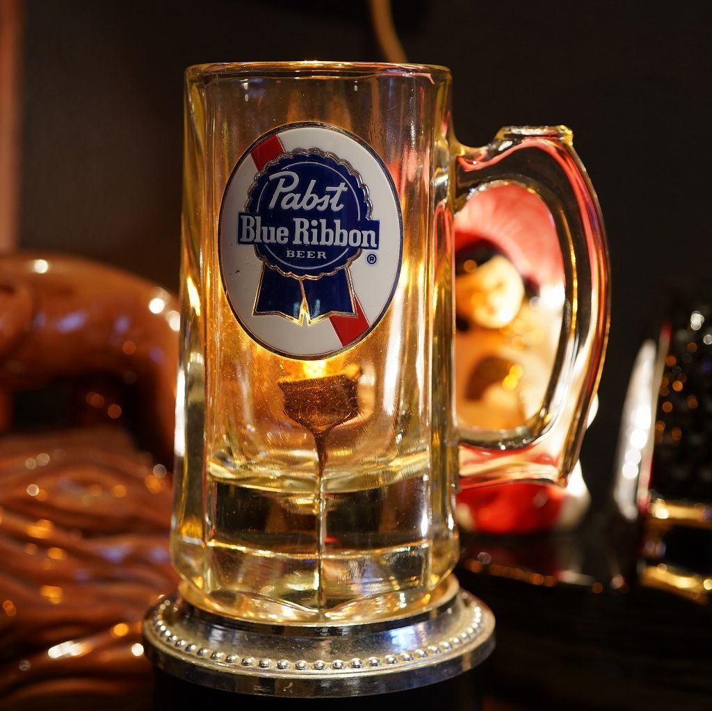 ☆1点限り☆ Pabst Blue Ribbon パブストブルーリボン ジョッキライト