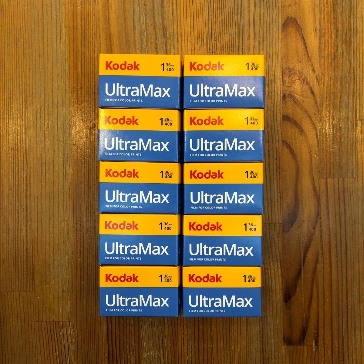 Kodak UltraMax 400 新パッケージ 36枚撮 10本 10本セット！Kodak