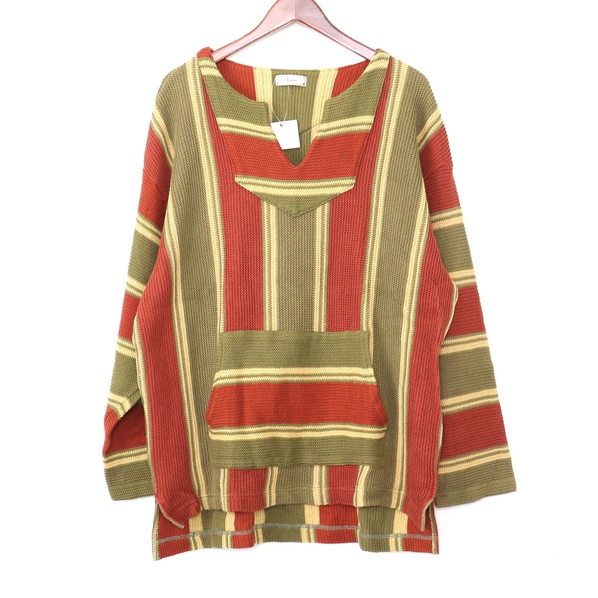 IROQUOIS BAJA STRIPE PULLOVER サイズ1 ブラウン - メルカリ