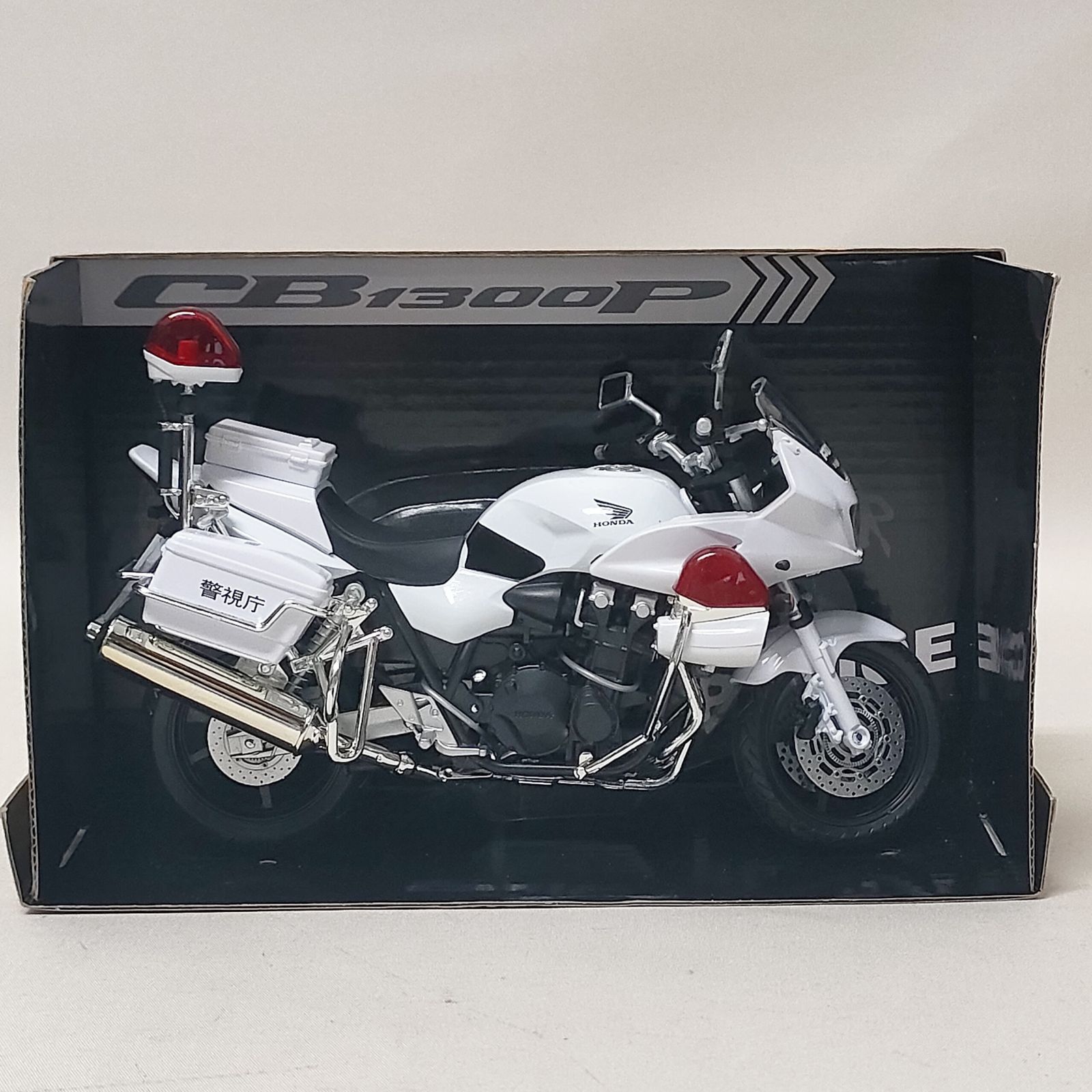 中古品】白バイ HONDA CB1300P 1/12DIE-CAST 2010 MODEL 【浜館45-409