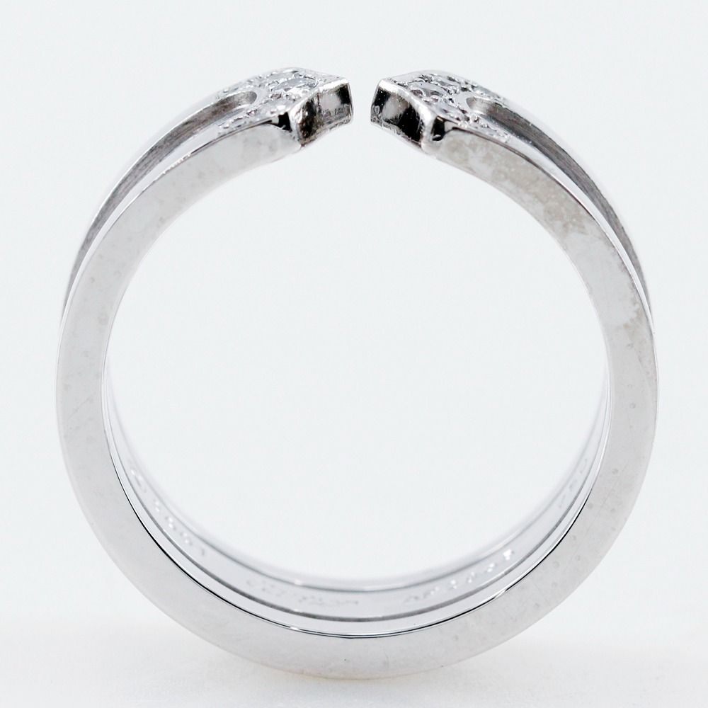 CARTIER】カルティエ C2 K18ホワイトゴールド×ダイヤモンド 11号