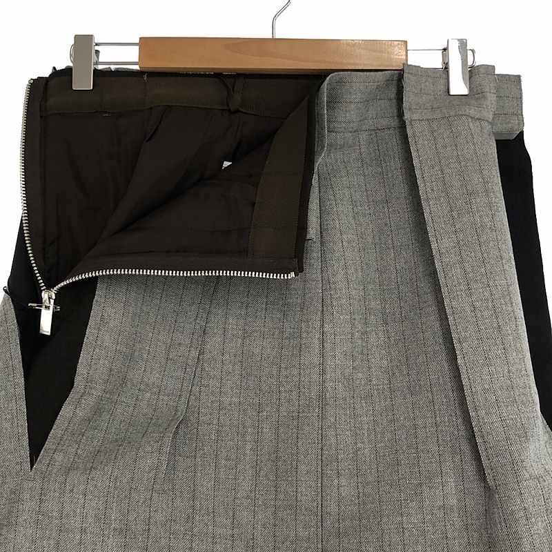 Sacai Wool Melton Skirt サイズ1 ベージュ sacai] Wool Melton Skirt – MaW SAPPORO