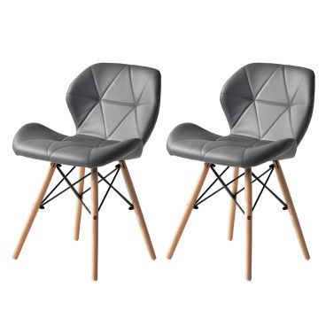 2脚セット】イームズチェアー ダイニングチェア クッション PU 正規品