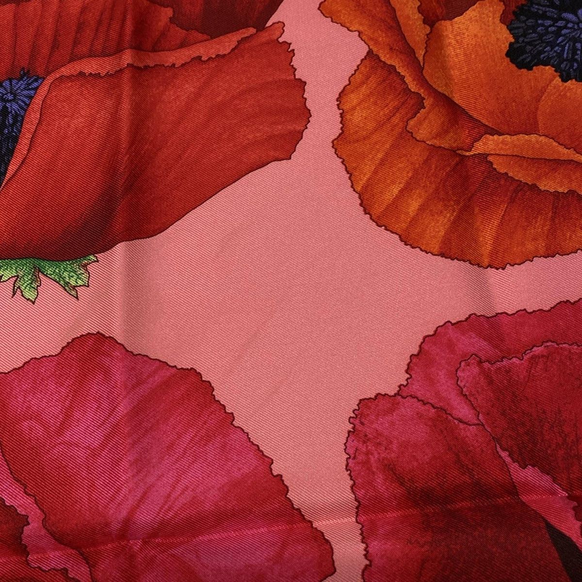GUCCI(グッチ) スカーフ美品 - ピンク×レッド×マルチ 花柄