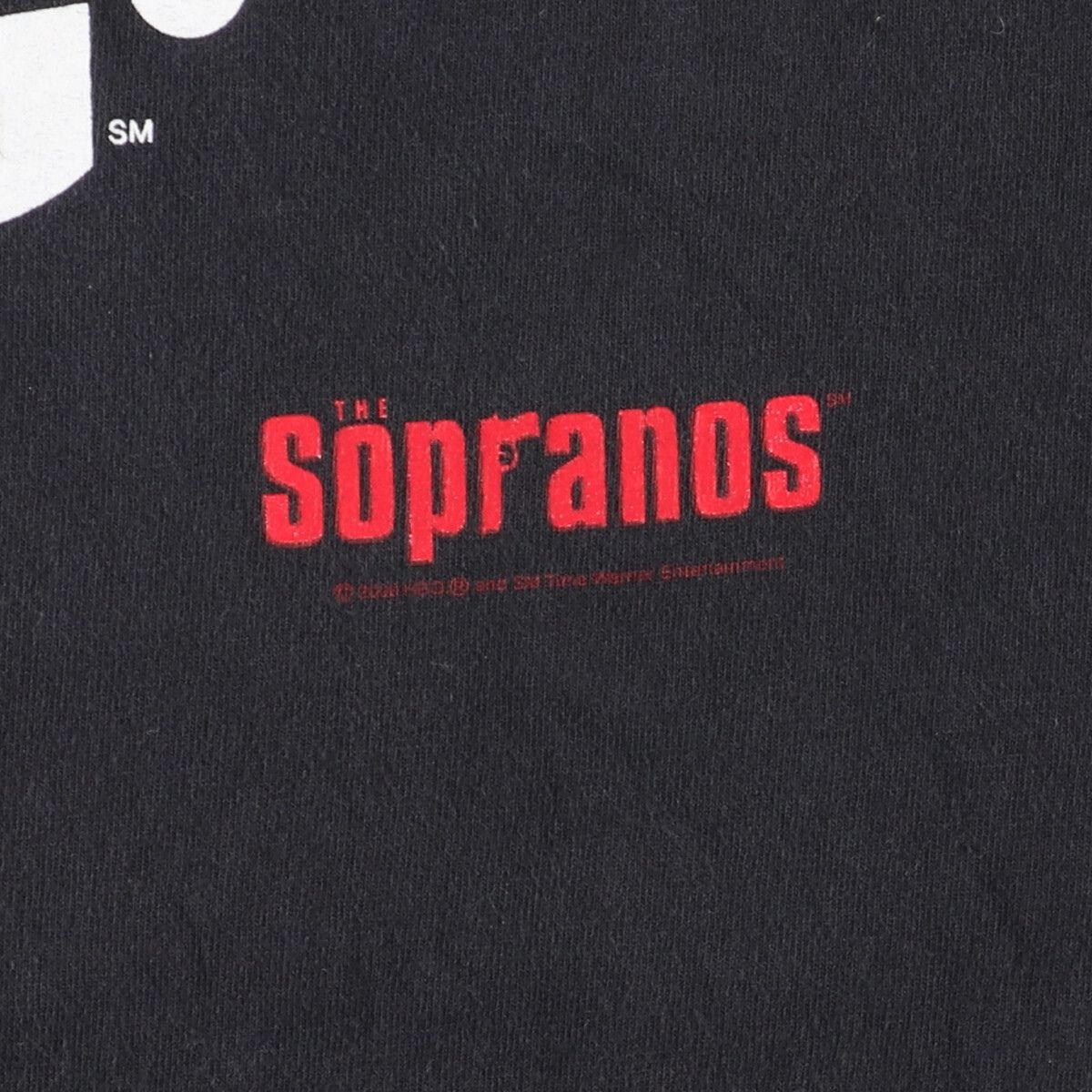 古着 00年代 ヘインズ Hanes THE SOPRANOS ザソプラノズ 哀愁のマフィア テレビドラマ 映画 ムービーTシャツ  メンズXL/evb001989