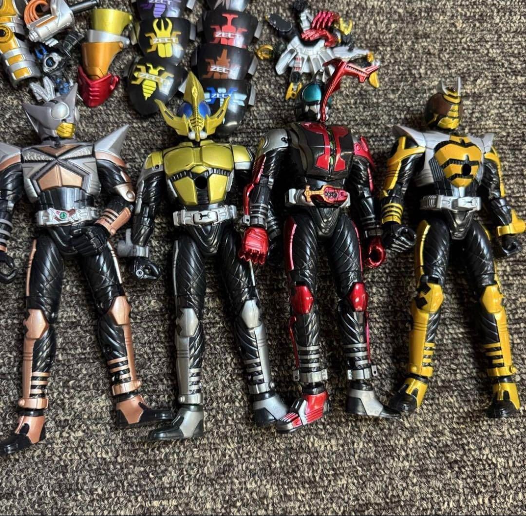 仮面ライダーまとめ 機動戦士ガンダム 15体 ZECT カブト