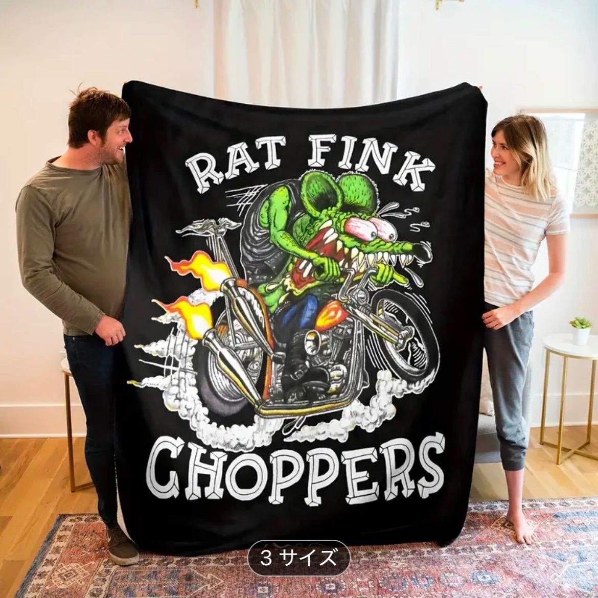 RAT FINK ラットフィンク バイク アメカジ ブラック キャラクター