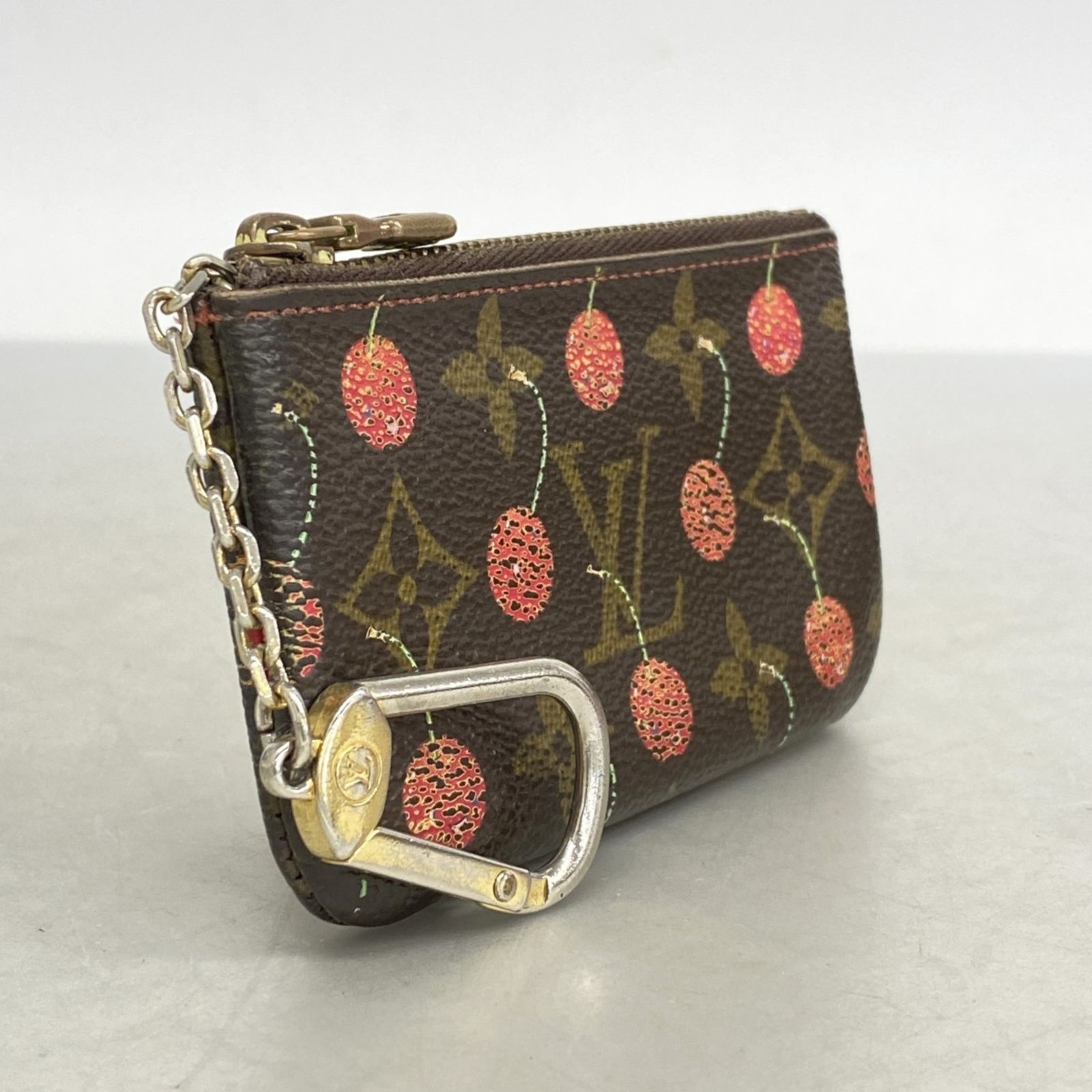 ★美品★ LOUIS VUITTON ポシェットクレ　コインケース　チェリー LOUIS VUITTON】【村上隆】ルイヴィトン『モノグラム チェリー