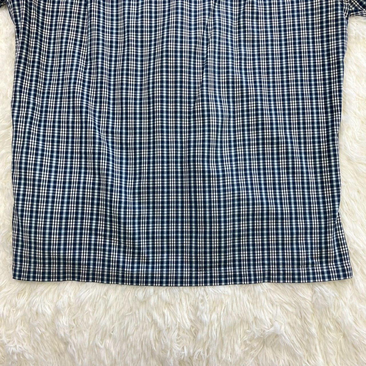 ポロバイラルフローレン ADAMS 開襟シャツ ブルーチェック サイズL ポロバイラルフローレン ADAMS 開襟シャツ ブルーチェック