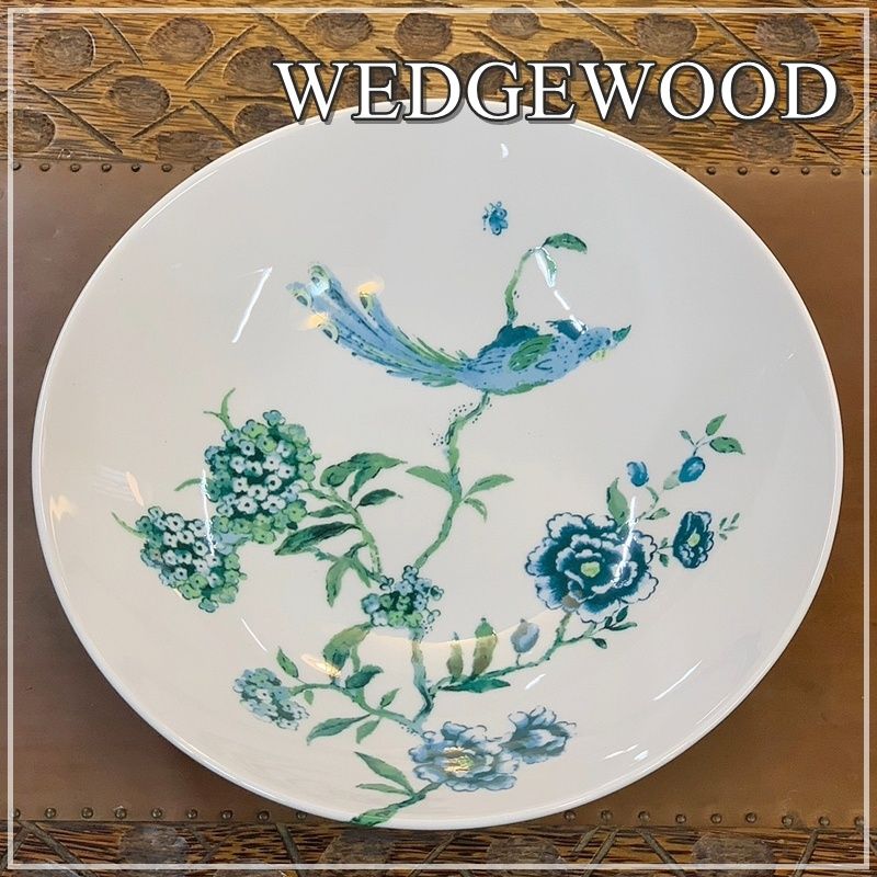 ウェッジウッド ジャスパー・コンラン・シノワズリ・ホワイト パスタ皿 22cm 深皿 カレー シチュー WEDGWOOD ウエッジウッド ボウル  サラダボール JASPER CONRAN 【RU0323-2】