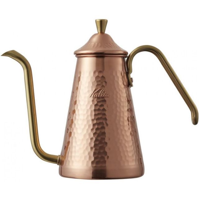 Kalita カリタ 52203 ドリップポットスリム 700CU Made in TSUBAME 銅製 日本製 直火 ドリップ コーヒー ケトル やかん おしゃれ レトロ