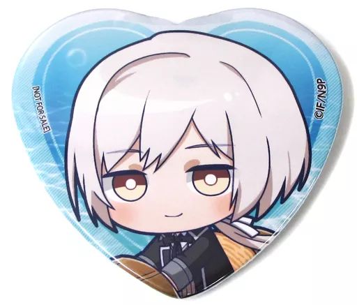中古】バッジ・ピンズ(キャラクター) 二条朔也(SD) ハート型缶バッジ