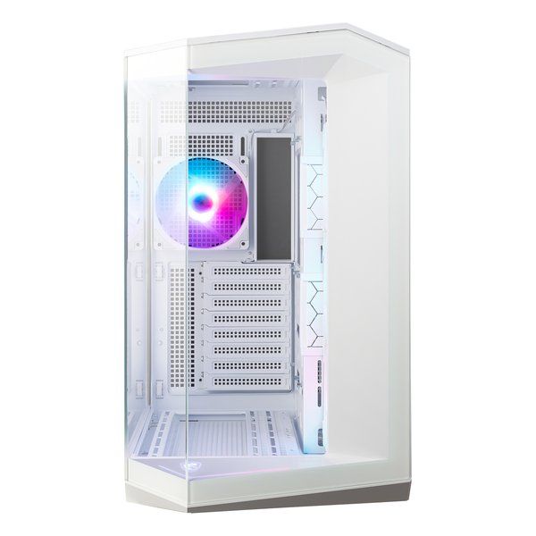 WHITE 270度パノラマ強化ガラスパネル採用