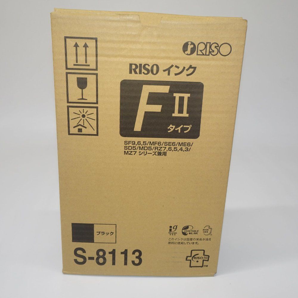 理想科学工業 RISO インク FⅡタイプ ブラック S-8113 - メルカリ 理想科学工業 RISO インク FⅡタイプ ブラック S-8113 - メルカリ