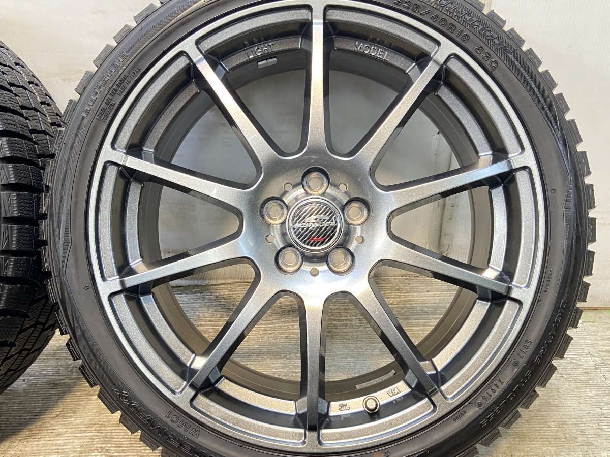 225/40R18 ダンロップ ウィンターマックス WM01 SCHNEDER 18x7.0