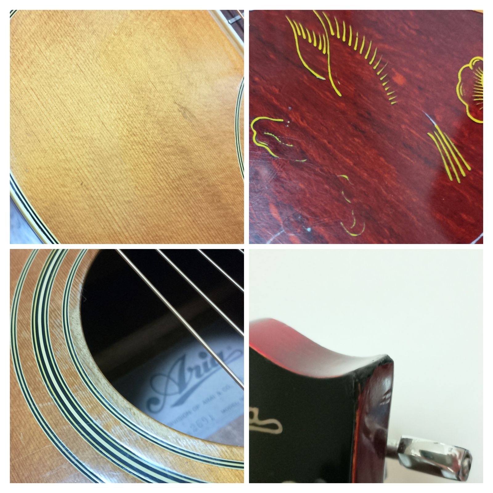 ARIA　WH-25　70’s ジャパンヴィンテージ ハミングバードタイプ ARIA WH-25 70's ジャパンヴィンテージ ハミングバードタイプ - メルカリ