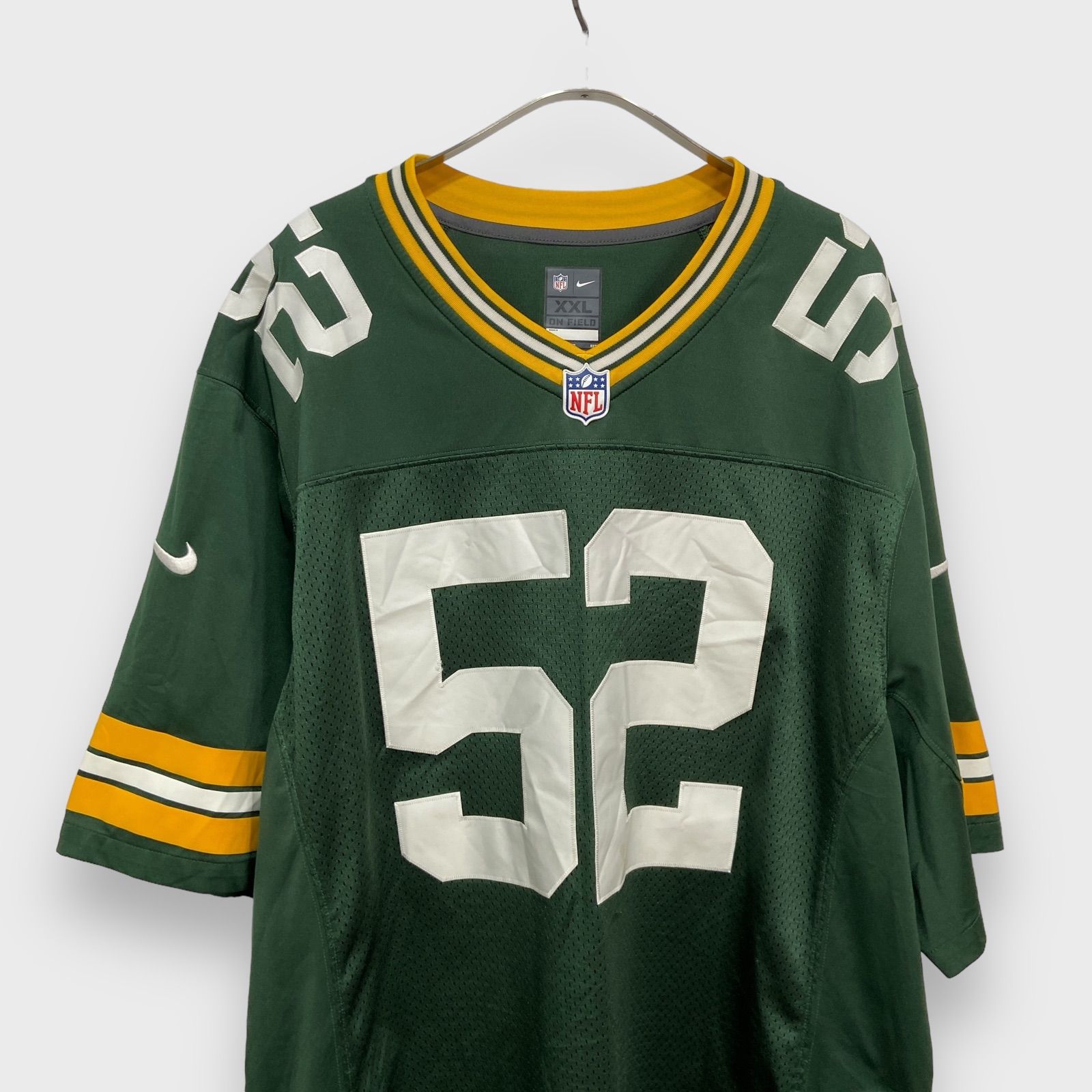 ☆NIKE☆NFL☆グリーンベイパッカーズ☆ゲームシャツ☆アメフト