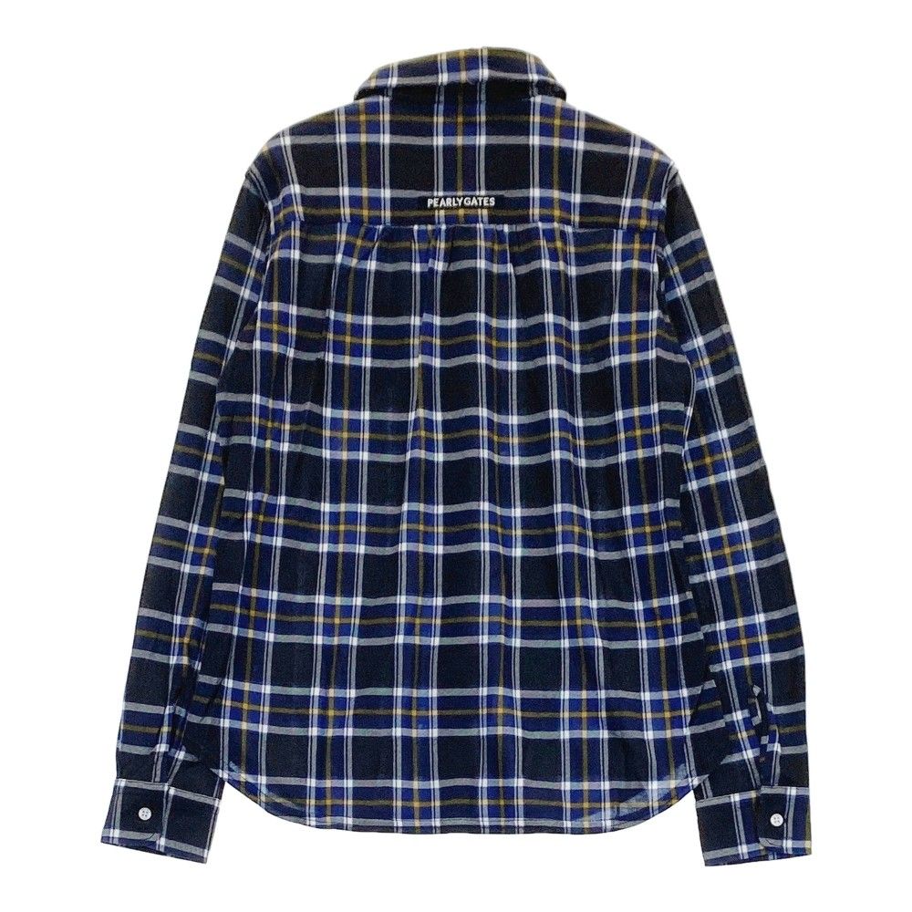 PEARLY GATES チェック柄シャツ 半袖ポロシャツ レディースウエア 1