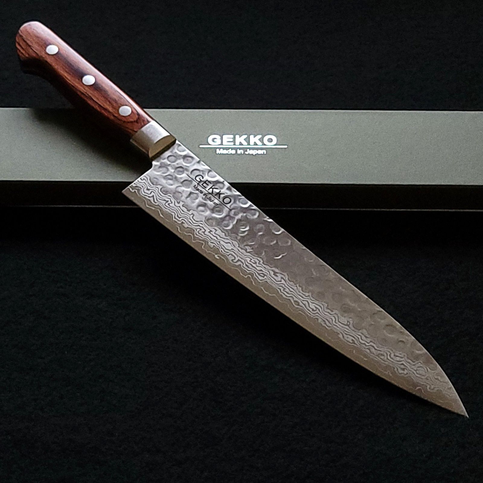 VG10 ダマスカス 牛刀包丁180mm G1703 月光作 - メルカリ