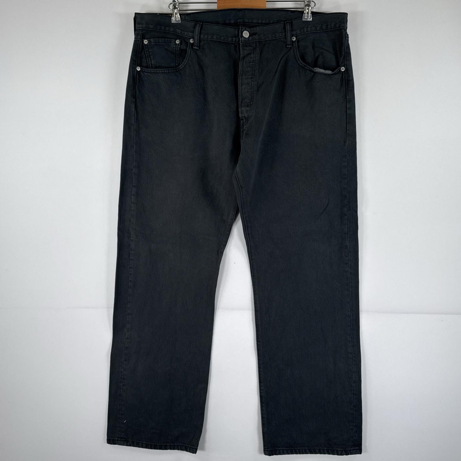 古着 リーバイス Levi's デニムパンツ 501 ジーパン ストレート 大きいサイズ ボタンフライ ジーンズ ビッグサイズ w40 L30  グレー メンズ