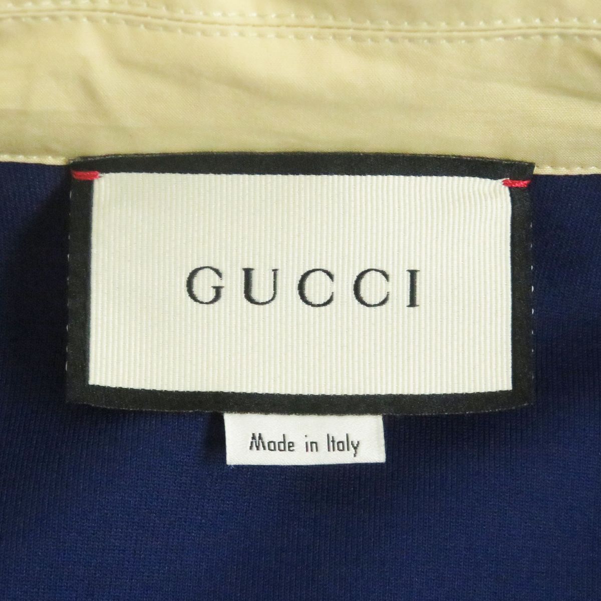 極美品□GUCCI/グッチ 625335 Technical jersey zip-up jacket ロゴ