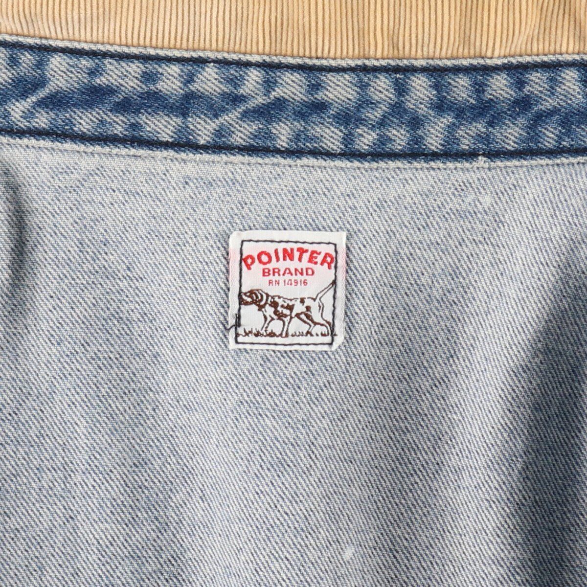 古着 90年代 ポインター Pointer デニムカバーオール USA製