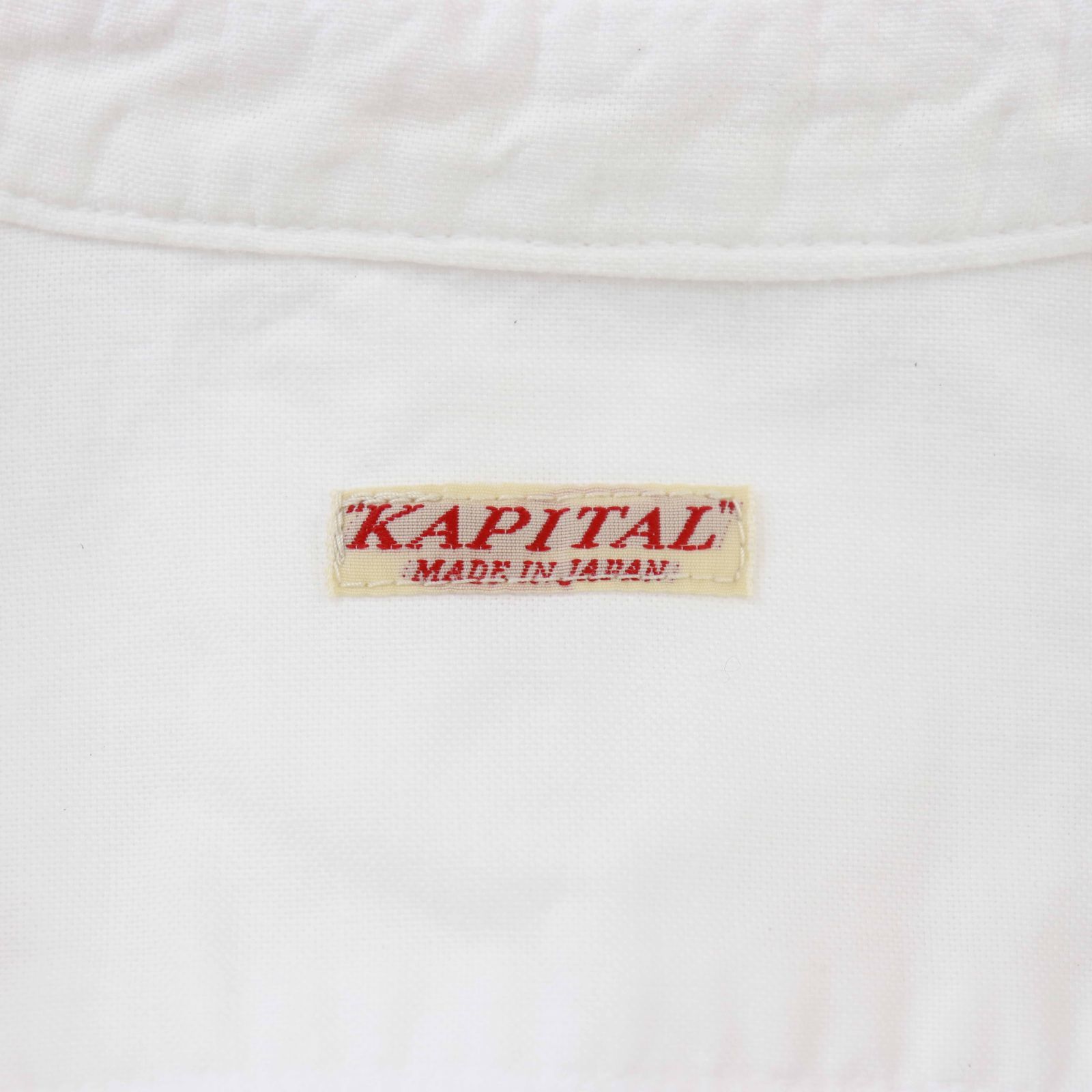KAPITAL キャピタル 長袖シャツ 1 コットン WHT - メルカリ