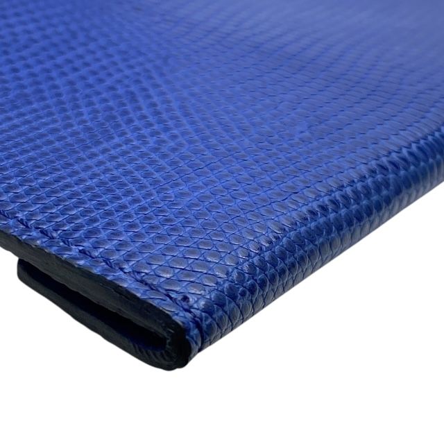  デルヴォー K 02 B コインケース コインパース カードケース 財布 レザー ブルー ロゴ DELVAUX その他 折り財布