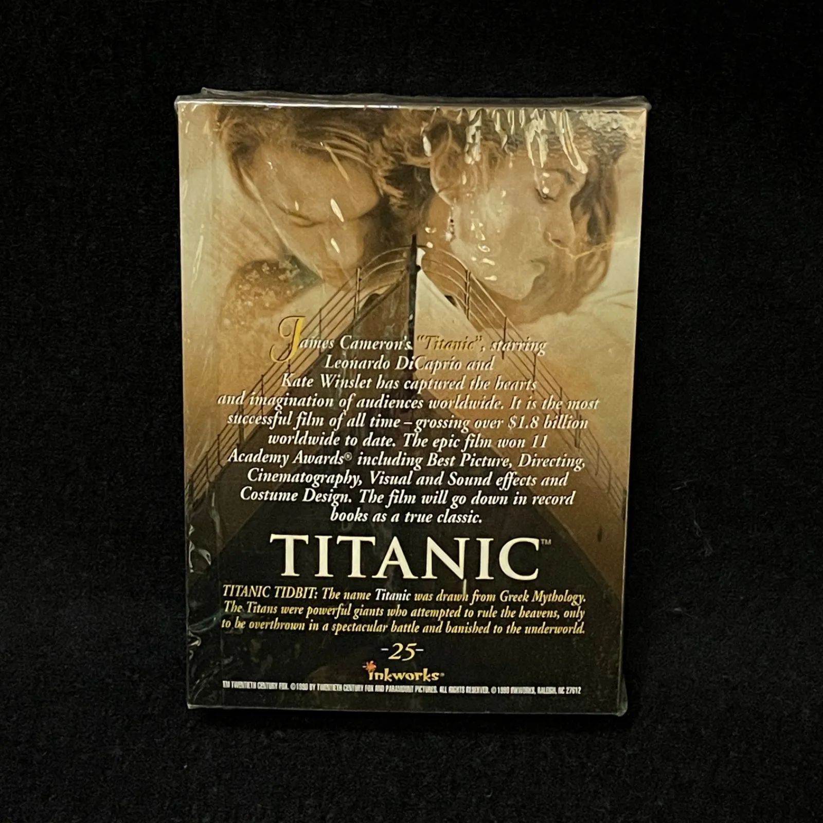 タイタニックカード　　（ミニトランク付き） g45 【希少】タイタニック ミニトランク カード付 TITANIC