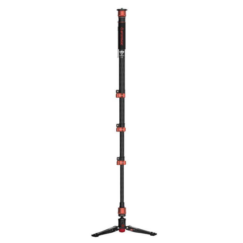  自立式一脚 COBRA 3 自立式 4段 カーボン 一脚 カメラアクセサリー